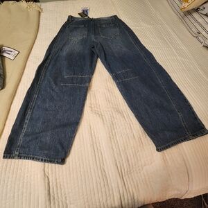 Rewash Women's Relaxed Blue Jeans